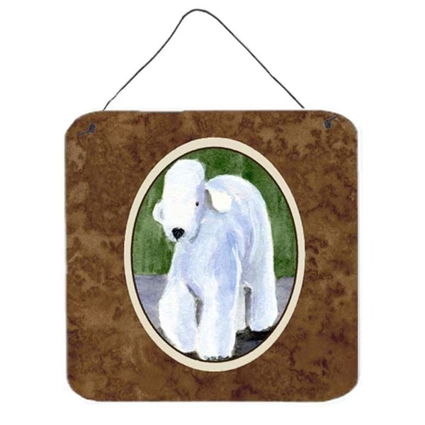 Bedlington Terrier Aluminium Metal Wall Or Door Hanging Prints, Micasa, Mfr#: MI233565